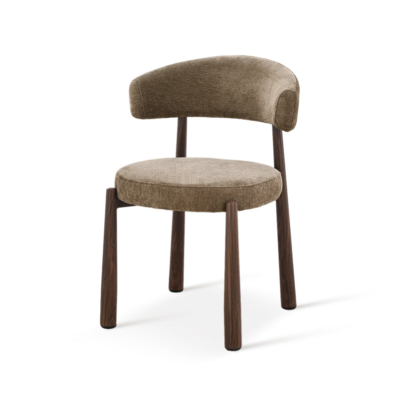 Sillón de comedor Lexine [Juego de 2] [Tela efecto lino]