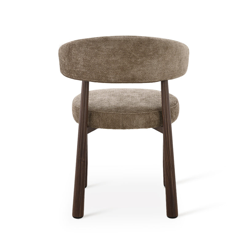 Sillón de comedor Lexine [Juego de 2] [Tela efecto lino]