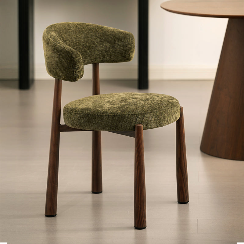 Sillón de comedor Lexine [Juego de 2] [Tela efecto lino]