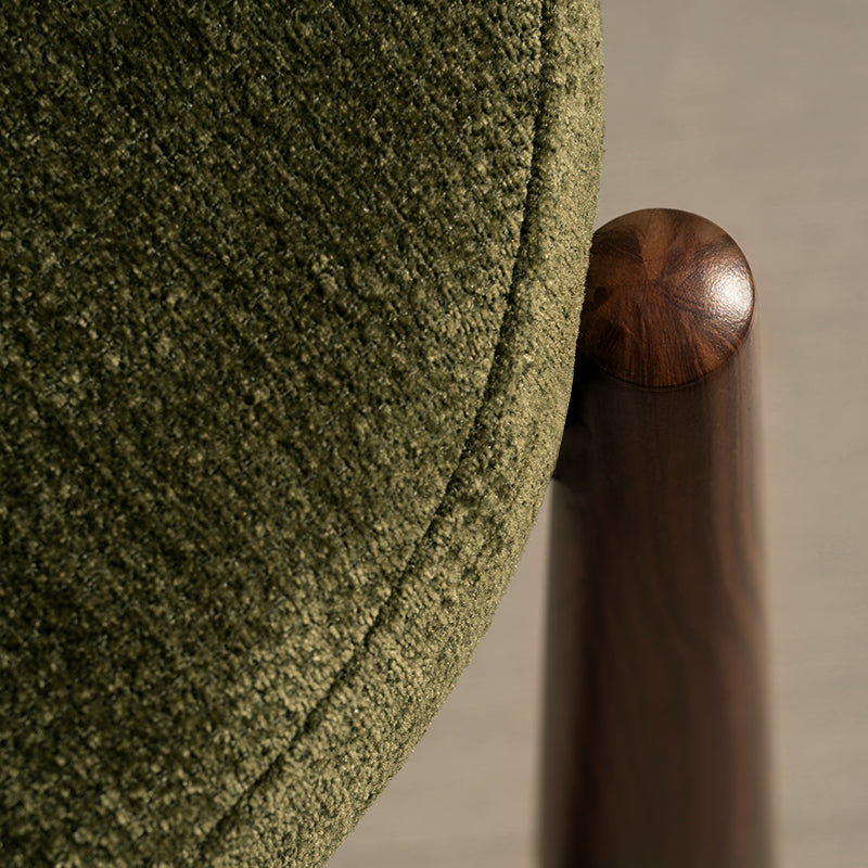 Sillón de comedor Lexine [Juego de 2] [Tela efecto lino]
