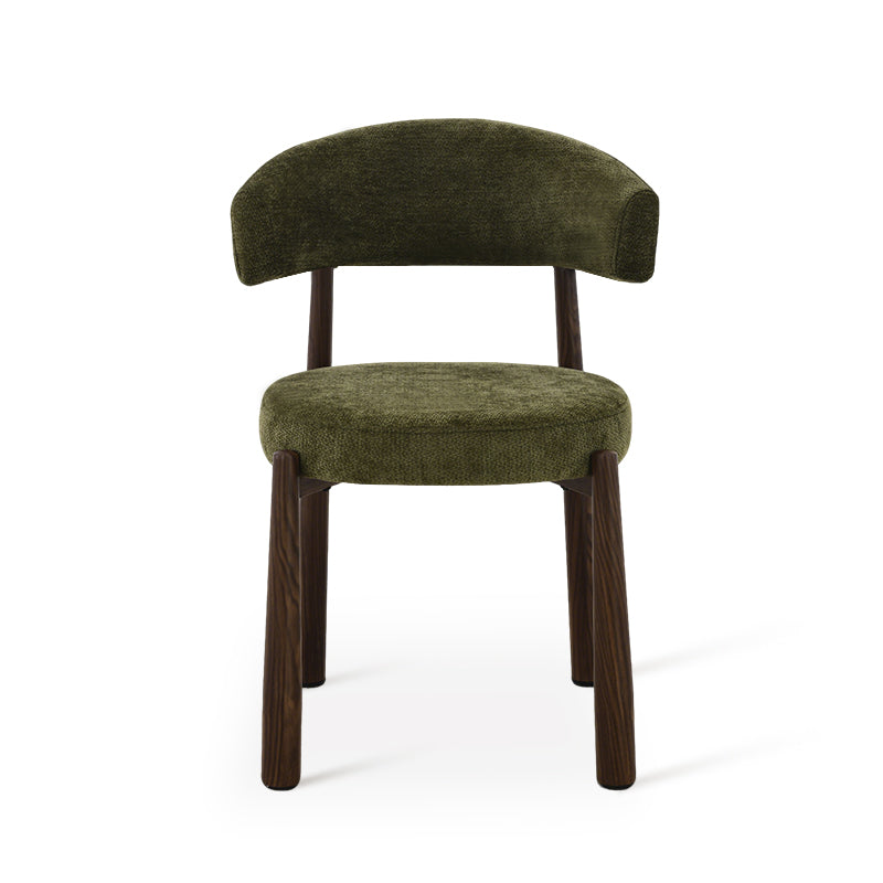 Sillón de comedor Lexine [Juego de 2] [Tela efecto lino]