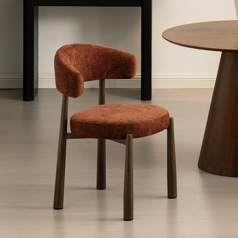 Sillón de comedor Lexine [Juego de 2] [Tela efecto lino]