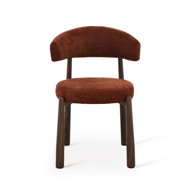 Sillón de comedor Lexine [Juego de 2] [Tela efecto lino]