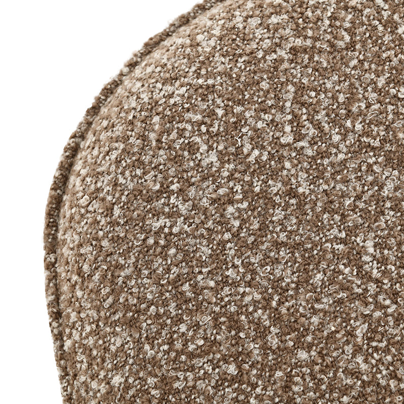 Silla de comedor Danica [unidad de 1] [tejido bouclé][plateado]