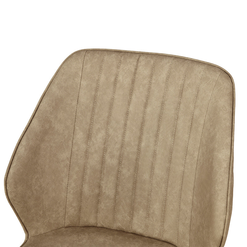 Silla Aleena [Juego de 2] [Piel sintética] [Beige]