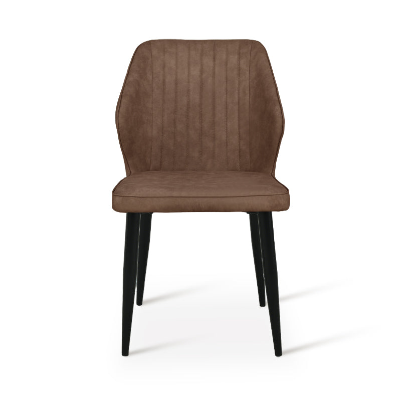 Silla Aleena [Juego de 2] [Piel sintética] [Beige]