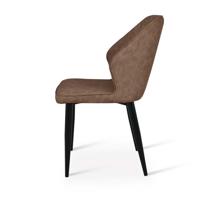Silla Aleena [Juego de 2] [Piel sintética] [Beige]