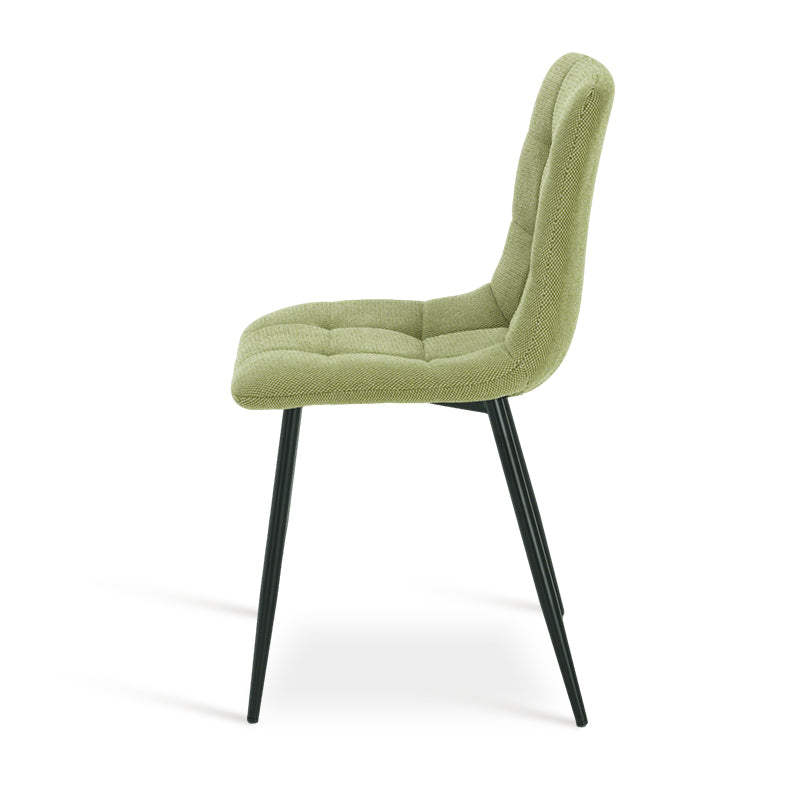 Silla de comedor Aoife [Juego de 2] [Tejido efecto lino]