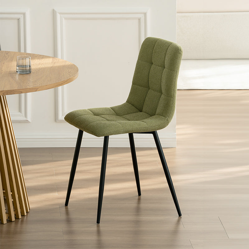 Silla de comedor Aoife [Juego de 2] [Tejido efecto lino]