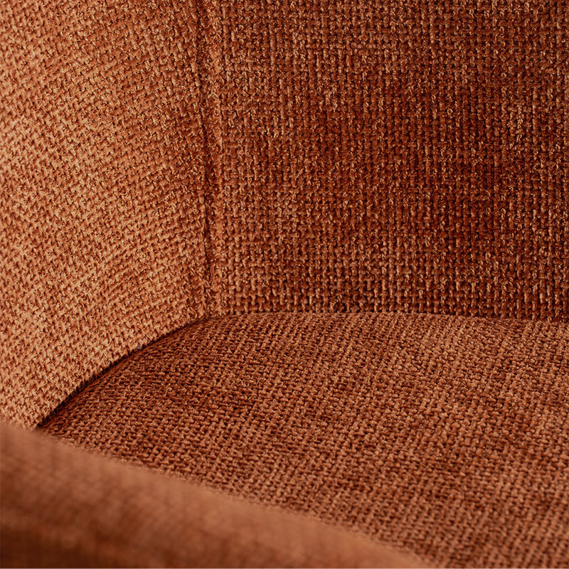 Silla de comedor con reposabrazos Frazer [Juego de 2] [Tela de lino]