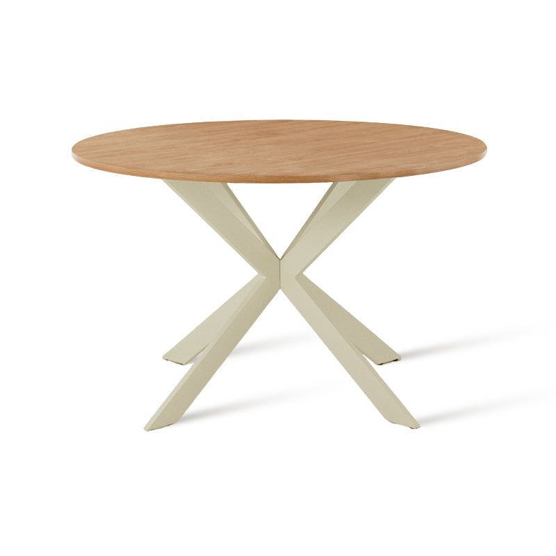 Mesa de comedor redonda Tilly [color madera] [120 cm]