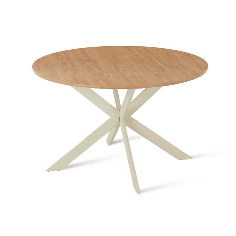 Mesa de comedor redonda Tilly [color madera] [120 cm]
