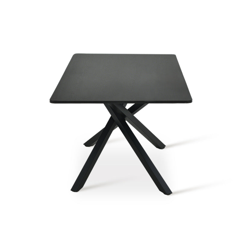 Mesa de Comedor Rectangular Thalia [Madera negra] [180 cm]