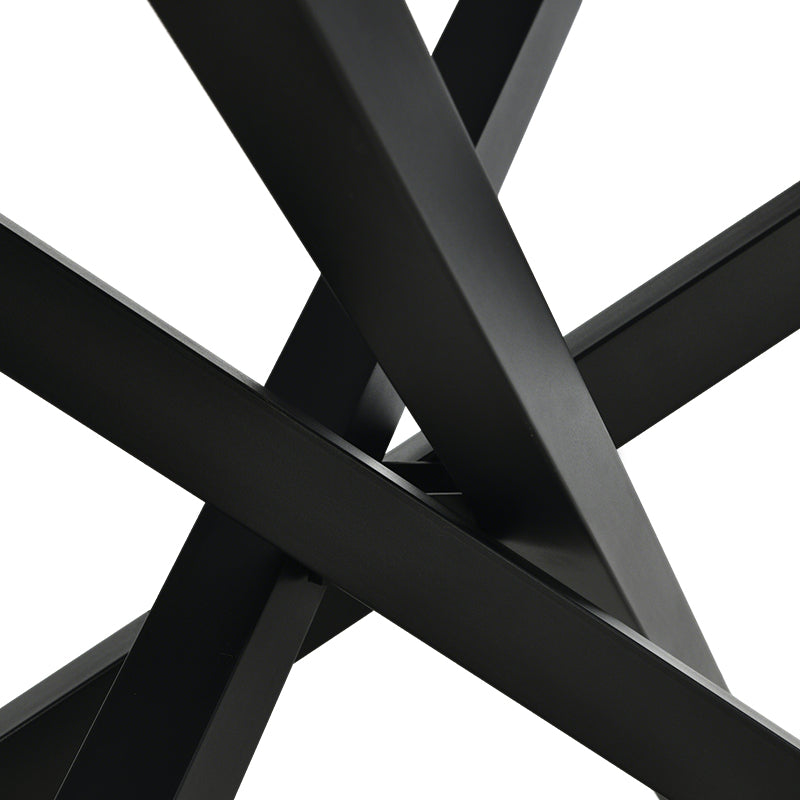 Mesa de Comedor Rectangular Thalia [Madera negra] [180 cm]