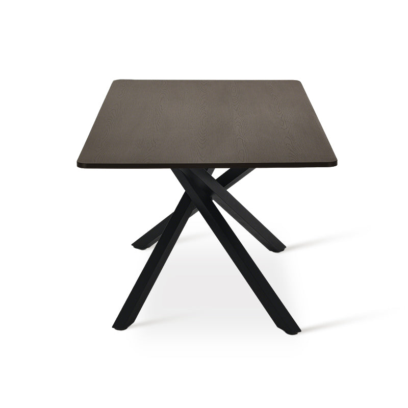 Mesa de Comedor Rectangular Thalia [Madera negra] [180 cm]