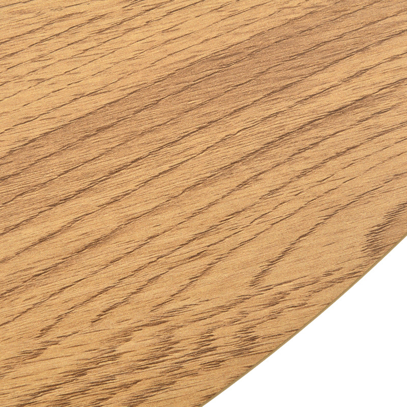 Mesa de comedor redonda Fareeha [Madera negra] [100 cm]