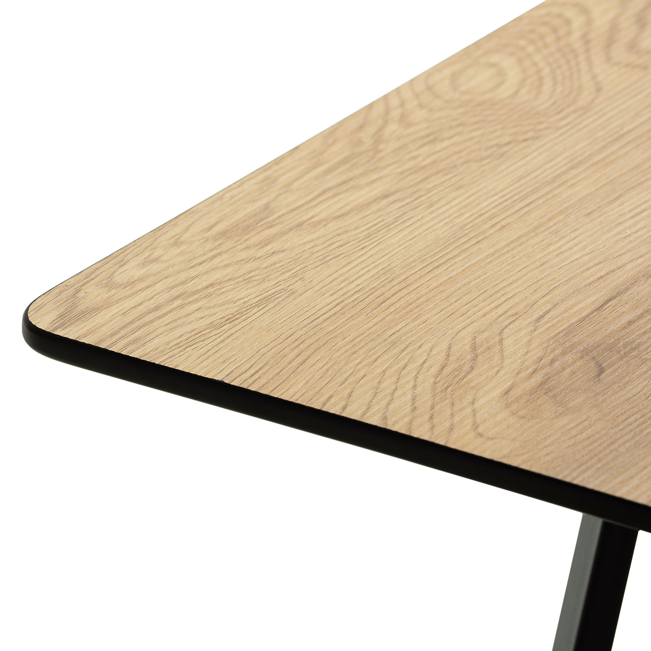 Mesa de comedor rectangular Fareeha [Tono madera] [160 cm]