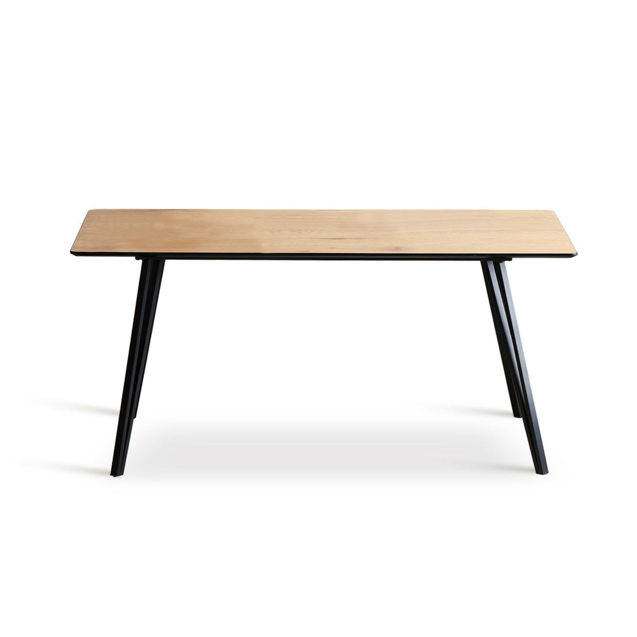 Mesa de comedor rectangular Fareeha [Tono madera] [160 cm]