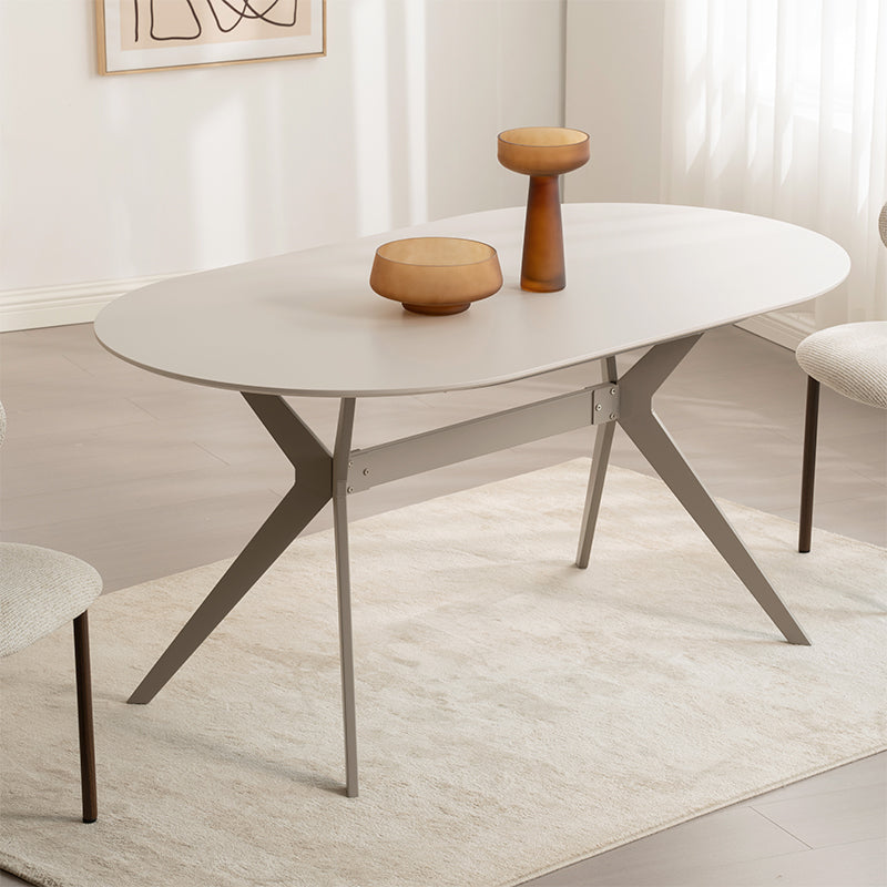 Mesa de Comedor Judit Ovalada [Beige] [160 cm]