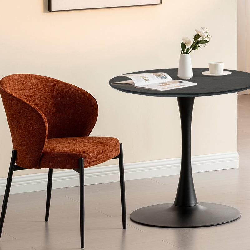 Mesa de comedor redonda Tiana [Travertino] [80 cm]