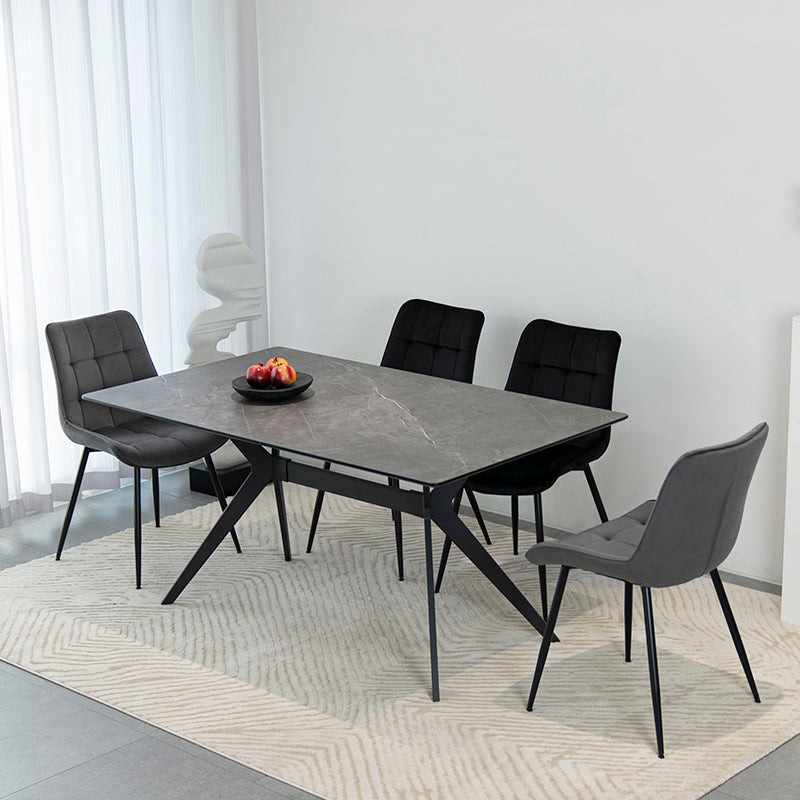 Esszimmerstuhl Orozco [2er Set] [Samt] Ofcasafurniture DE