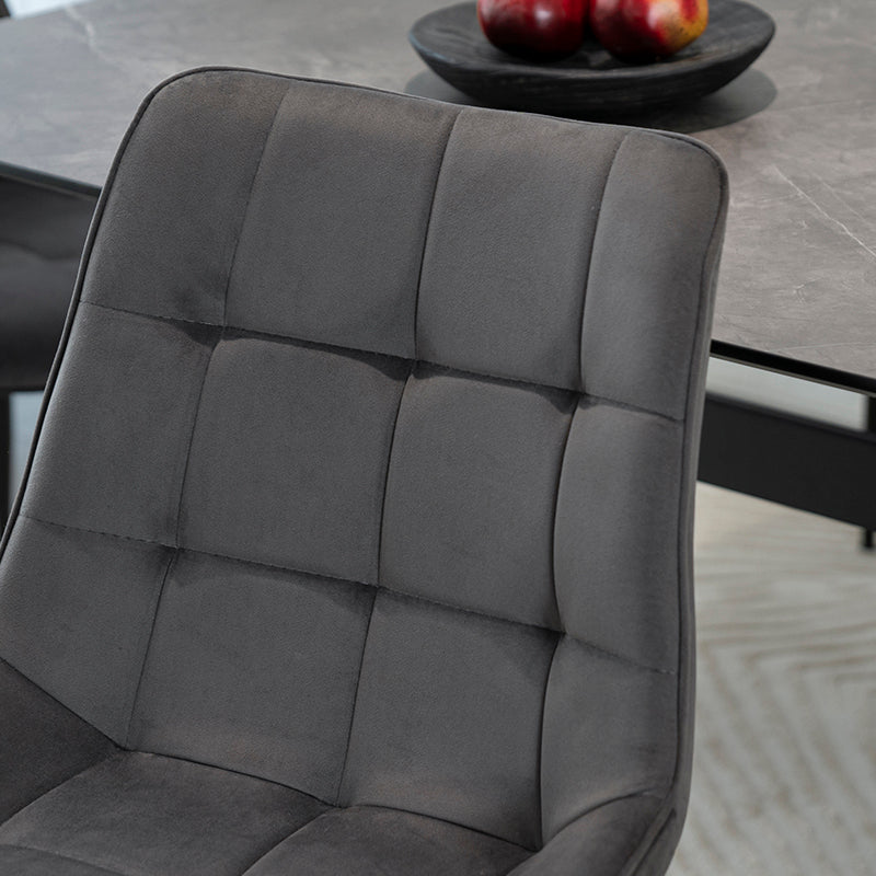 Esszimmerstuhl Orozco [2er Set] [Samt] Ofcasafurniture DE